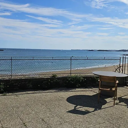 Vue Pleine Mer A La Perle Marine - La Terrasse Dinard Exterior photo